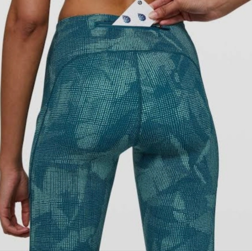Blue Patterned Jeggings - Picture 3 of 11